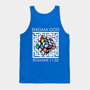 Enigma God Christian Shirts Tank Top